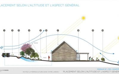 Exemples de gestion des eaux dans un jardin en permaculture