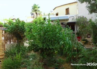 Grâce à la formation « Invitez la permaculture dans votre jardin », Myriam et Déborah ont transformé un parking en jardin potager résilient.